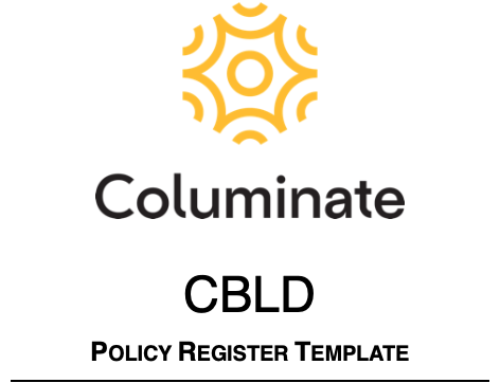 CBLD Policy Template
