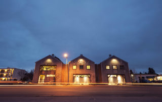 Community Foods Co-op at Night