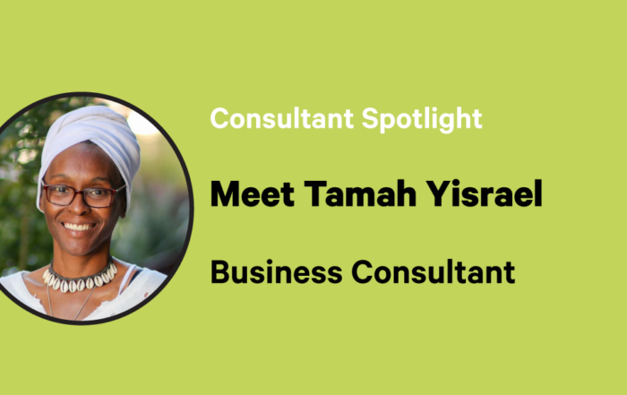 Tamah Yisrael, busines consultant
