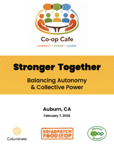 Co-op Cafe Auburn, CA Workbook 2/7/26